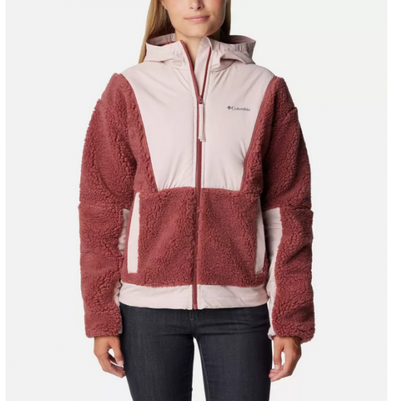 COLUMBIA W HAKATAI FULL ZIP 2051803-679 ΓΥΝΑΙΚΕΙΟ FLEECE BEETROOT