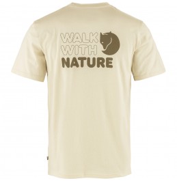 FJALLRAVEN WALK WITH NATURE T-SHIRT 12600216-113 CHALK WHITE