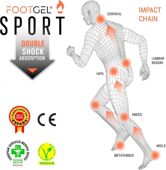 FOOTGEL ΑΝΑΤΟΜΙΚΟΙ ΠΑΤΟΙ MULTISPORTS 818041