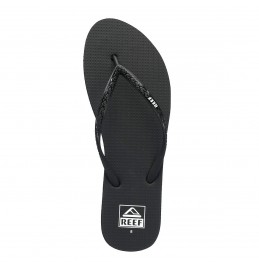 REEF SEASIDE FLIP FLOPS BLACK/WHITE (CI5082)