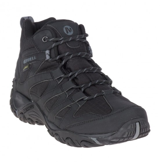 MERRELL CLAYPOOL SPORT MID BOOTS  GORE-TEX J500043 BLACK