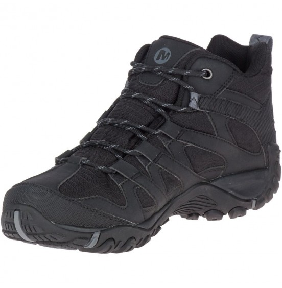 MERRELL CLAYPOOL SPORT MID BOOTS  GORE-TEX J500043 BLACK